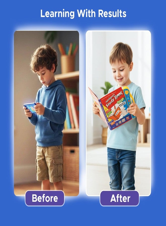 أن أتش آر كتاب NHR Kids Learn & Play Intelligence Sound Book - لعبة موسيقية تعليمية للأطفال الصغار، كتاب تعليمي تفاعلي للبنات والأولاد، Early Spark للأطفال الصغار (Ebook-9001) - Image 2